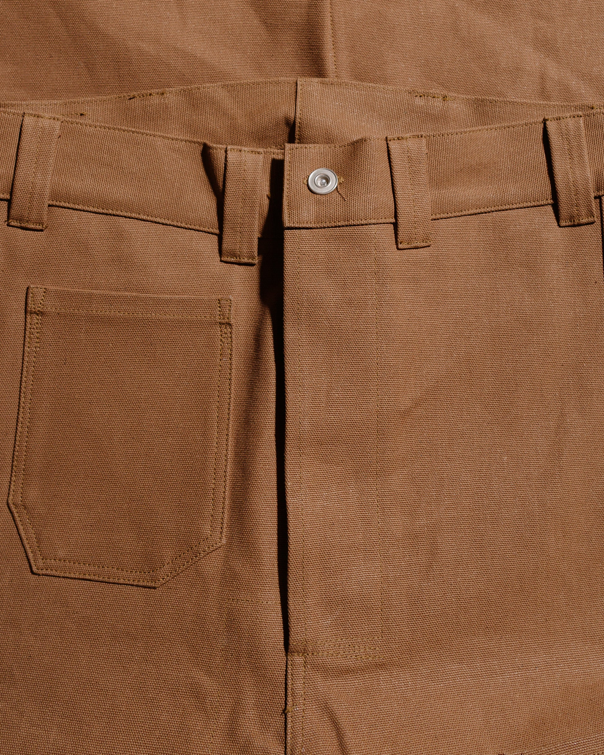 lost & found Warehouse Warehouse Lot. JG-01 1910s Netmaker's Trousers Duck Brown