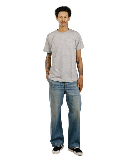 Warehouse Lot. JG-01 1910s Netmaker's Trousers Indigo Denim Used Wash (Light Colour)