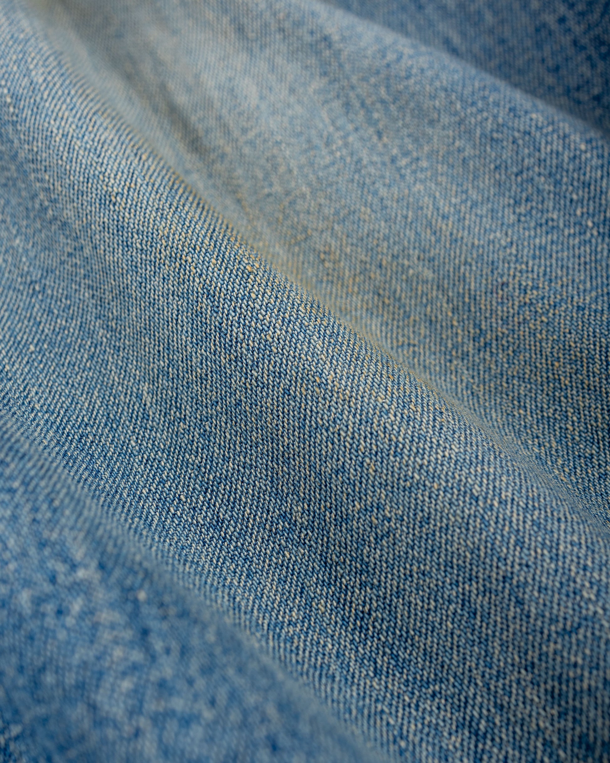 lost & found Warehouse Warehouse Lot. JG-01 1910s Netmaker's Trousers Indigo Denim Used Wash (Light Colour)