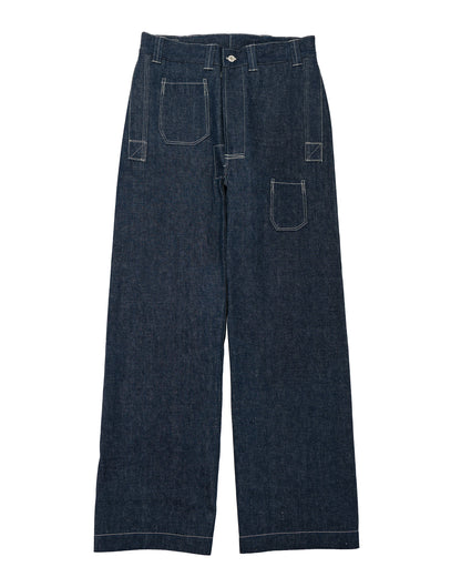 lost & found Warehouse Warehouse Lot. JG-01S 1910s Netmaker's Trousers Indigo Denim Original