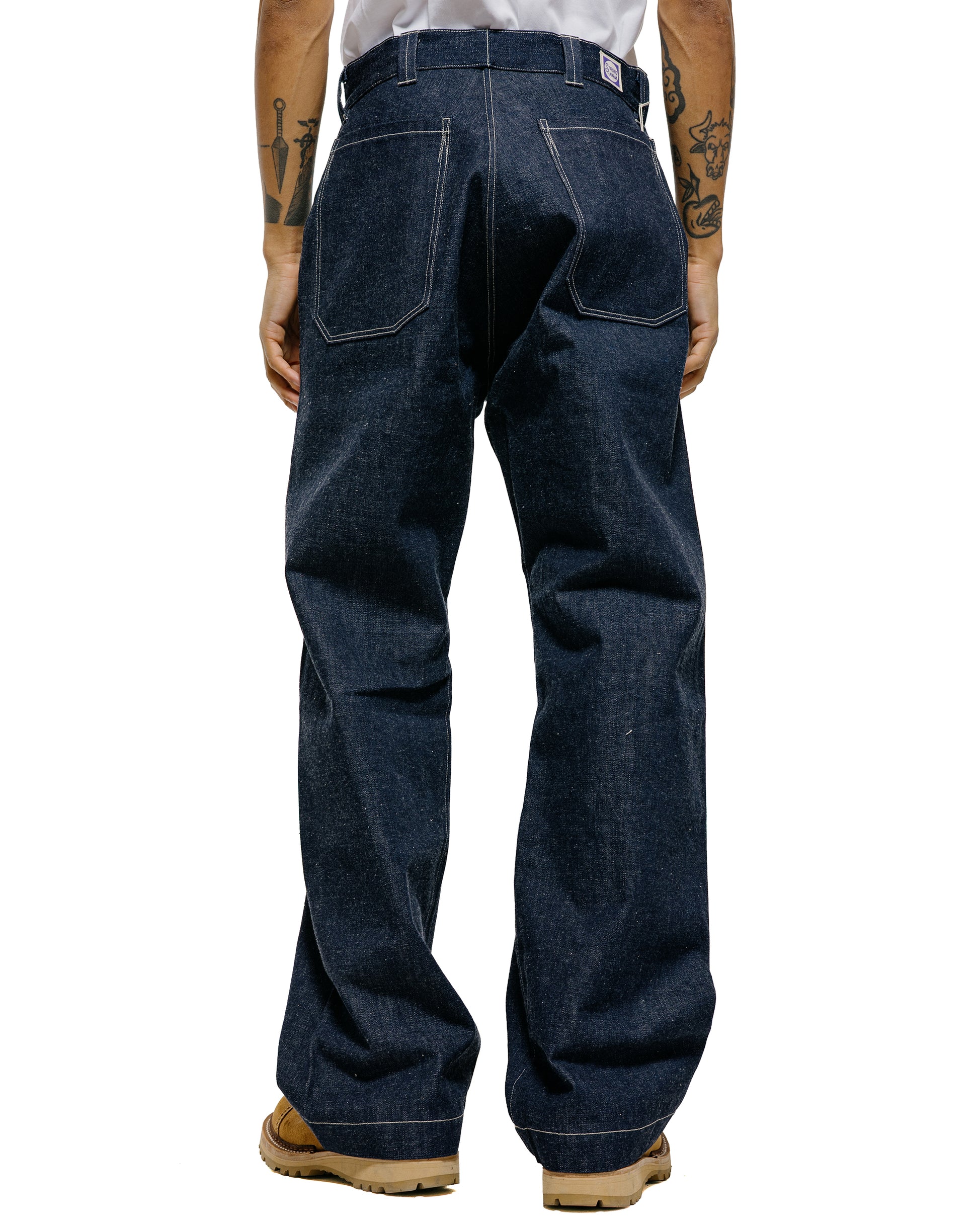 lost & found Warehouse Warehouse Lot. JG-01S 1910s Netmaker's Trousers Indigo Denim Original