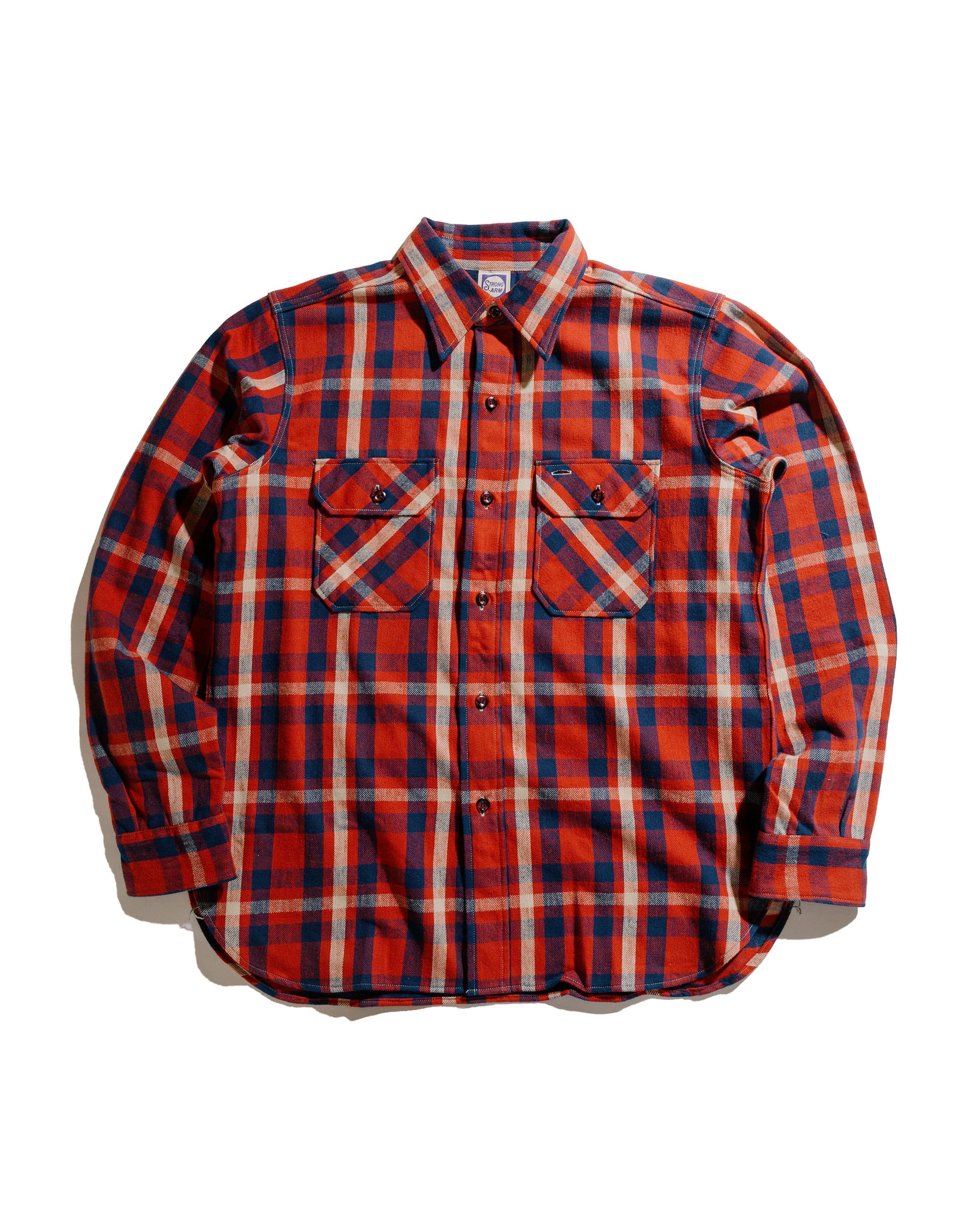 lost & found Warehouse Warehouse Lot. JG-06-2 The Ancient Flannel (The Rounded Pockets) B Pattern Red/Navy