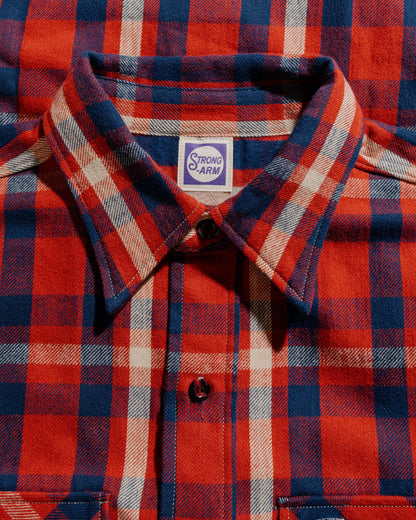 lost & found Warehouse Warehouse Lot. JG-06-2 The Ancient Flannel (The Rounded Pockets) B Pattern Red/Navy