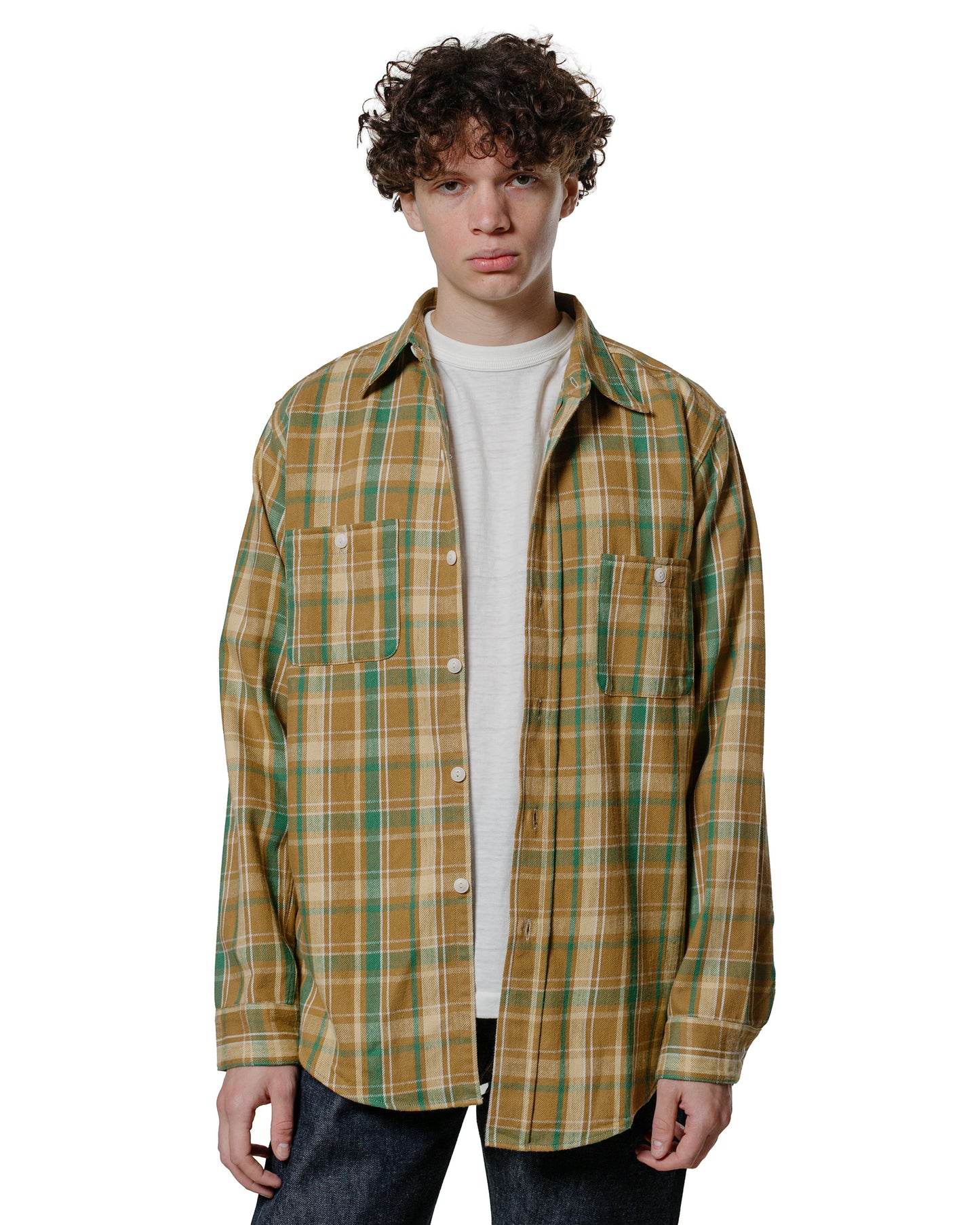 lost & found Warehouse Warehouse Lot. JG-06 1940's Storm Shirt E Brown