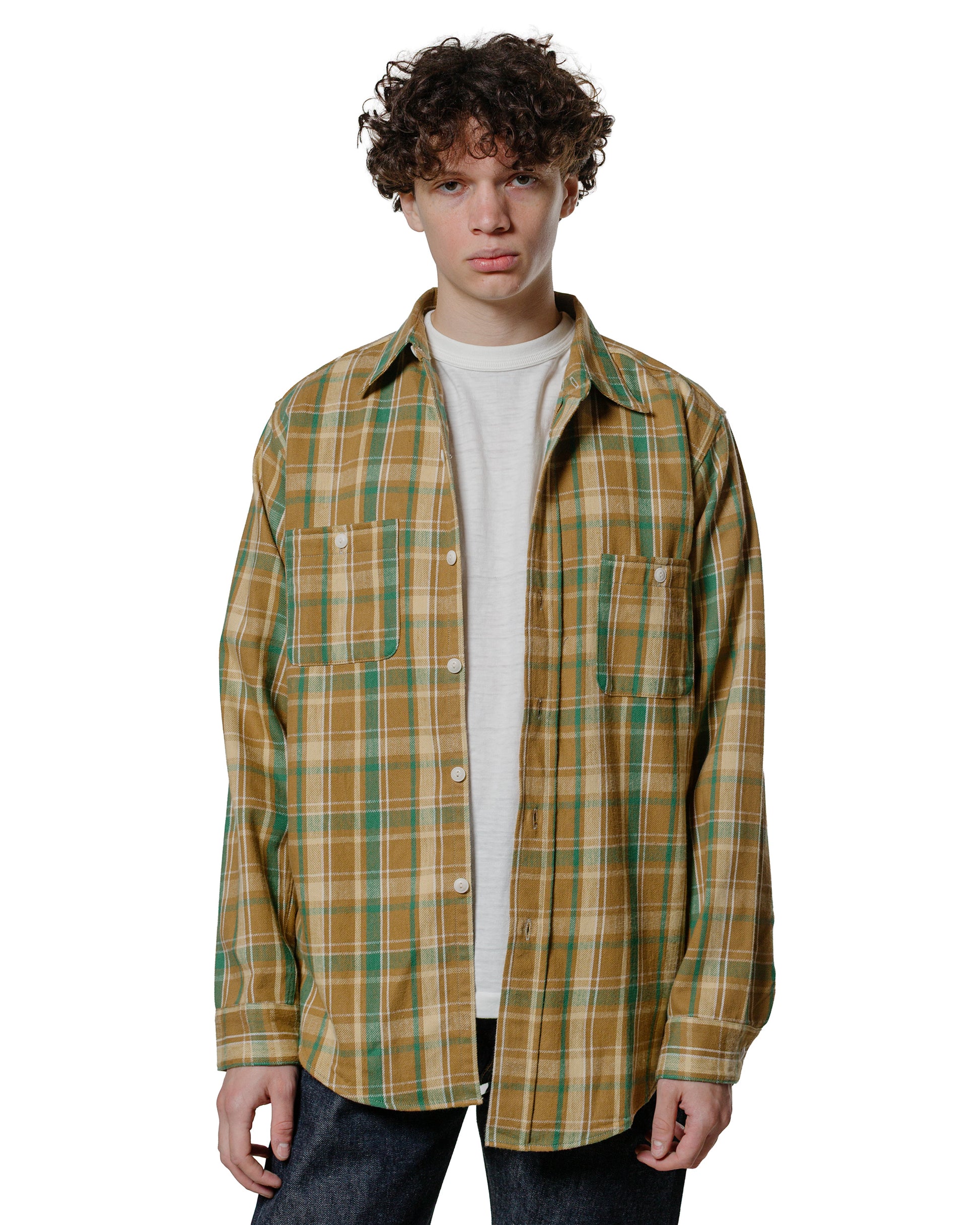 lost & found Warehouse Warehouse Lot. JG-06 1940's Storm Shirt E Brown