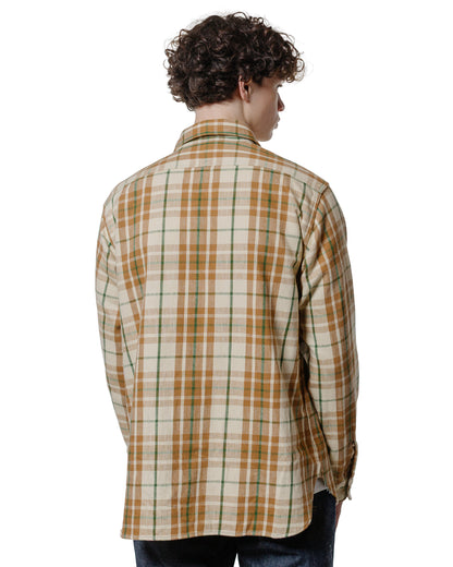 lost & found Warehouse Warehouse Lot. JG-06-2 The Modern Flannel (The Notched Pockets) A Beige