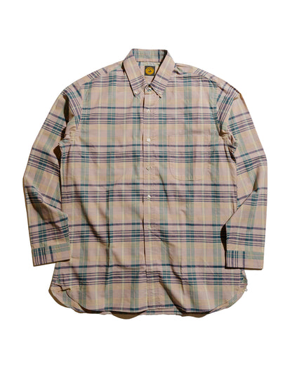 lost & found Warehouse Warehouse Lot. JG-16 The King of Madras Shirt Salmon