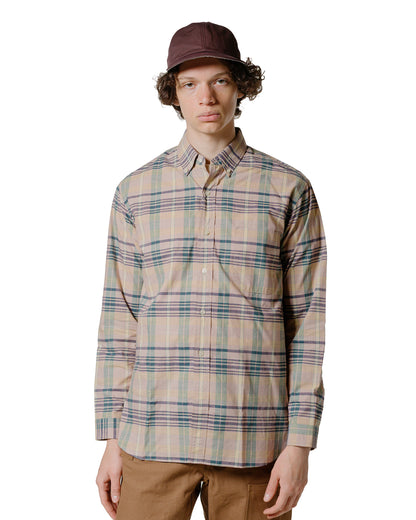 lost & found Warehouse Warehouse Lot. JG-16 The King of Madras Shirt Salmon