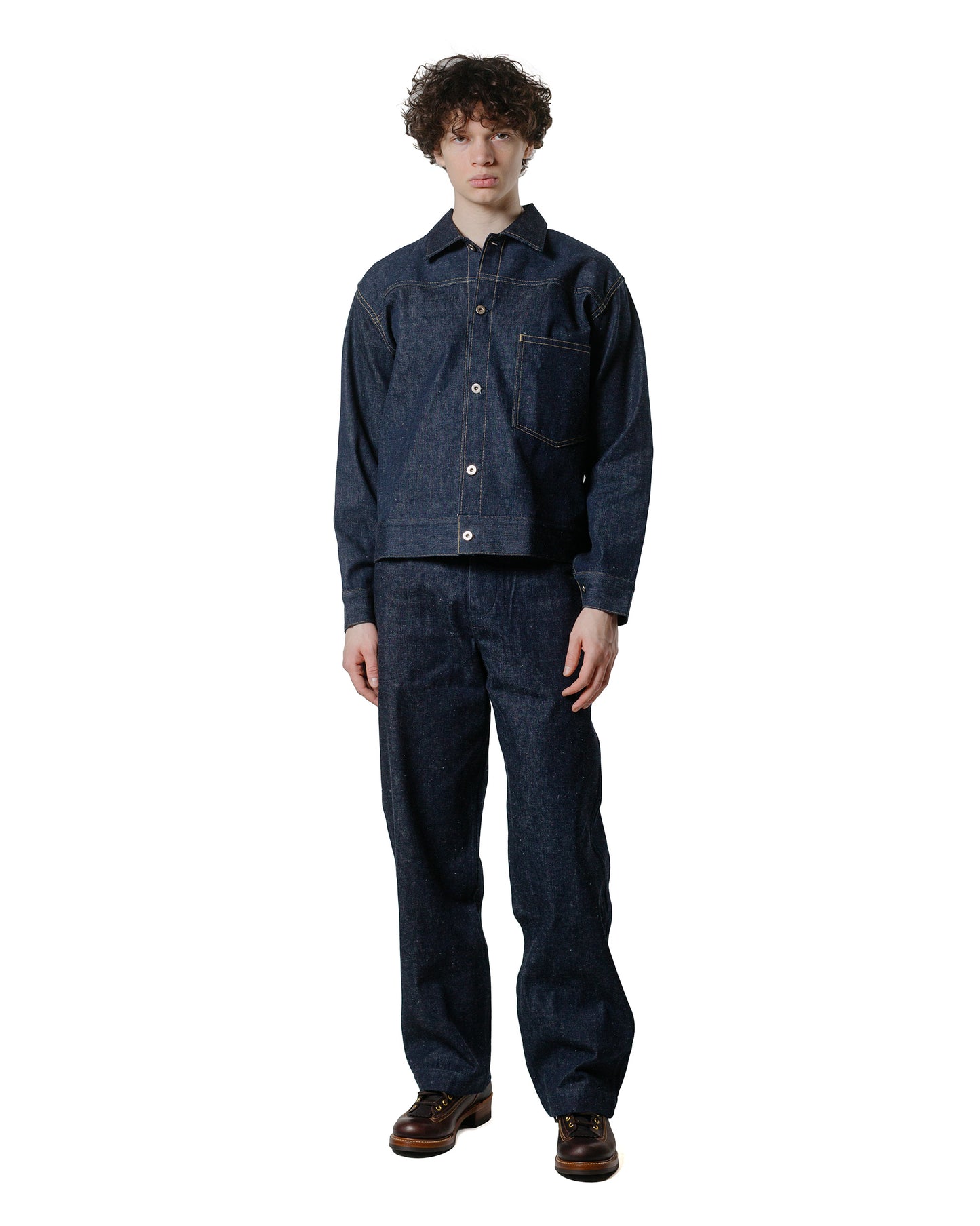 lost & found Warehouse Warehouse Lot. JG-28 Ranchers Jacket Denim Indigo