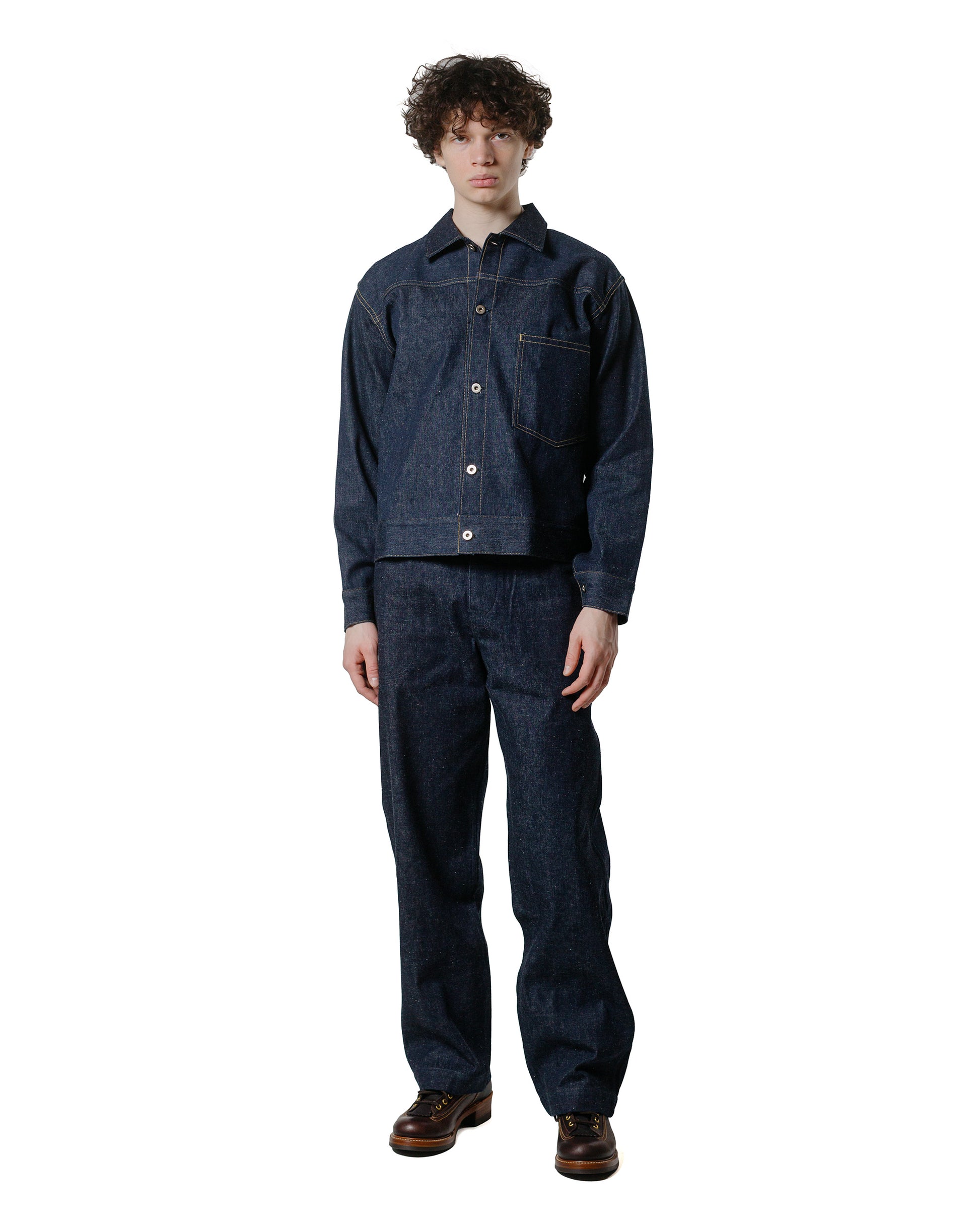 lost & found Warehouse Warehouse Lot. JG-28 Ranchers Jacket Denim Indigo