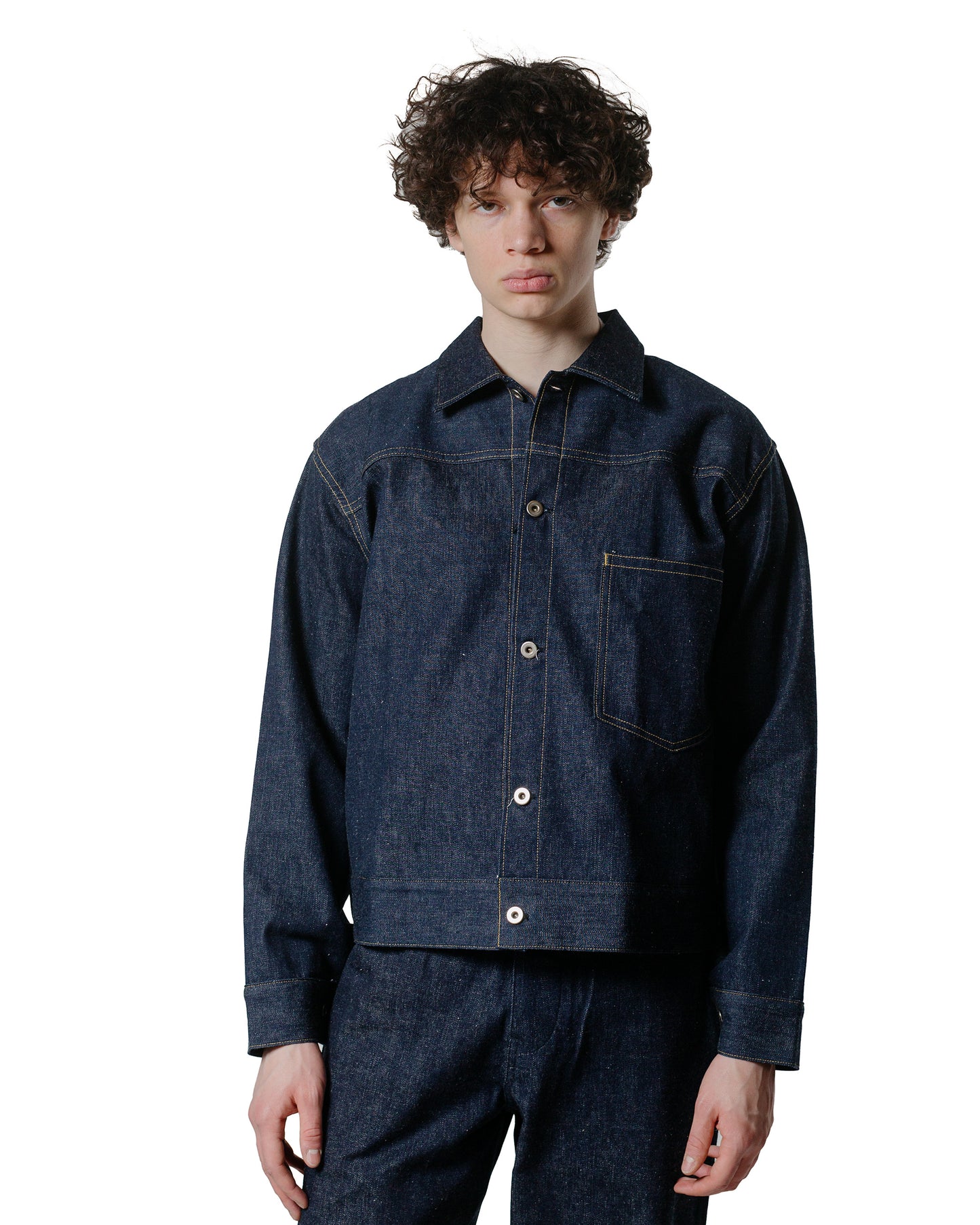 lost & found Warehouse Warehouse Lot. JG-28 Ranchers Jacket Denim Indigo