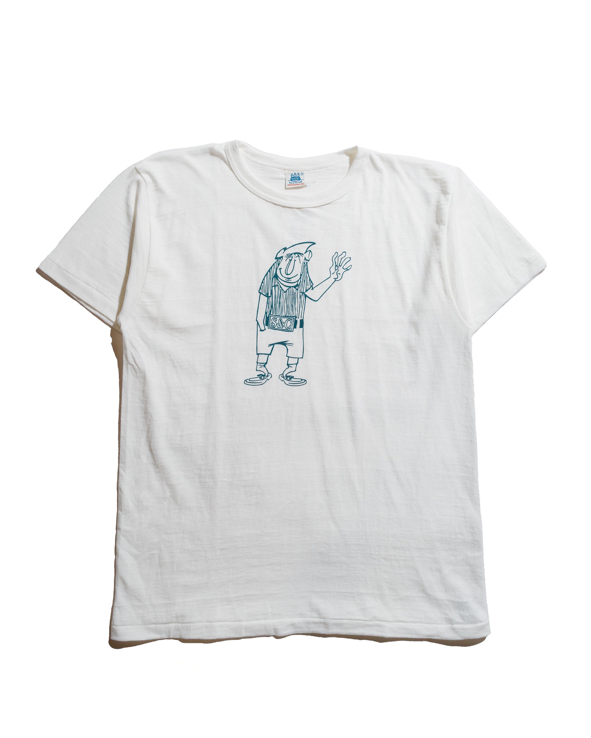 lost & found Warehouse Warehouse Lot. JG-CS06 Hello T-Shirt Off White