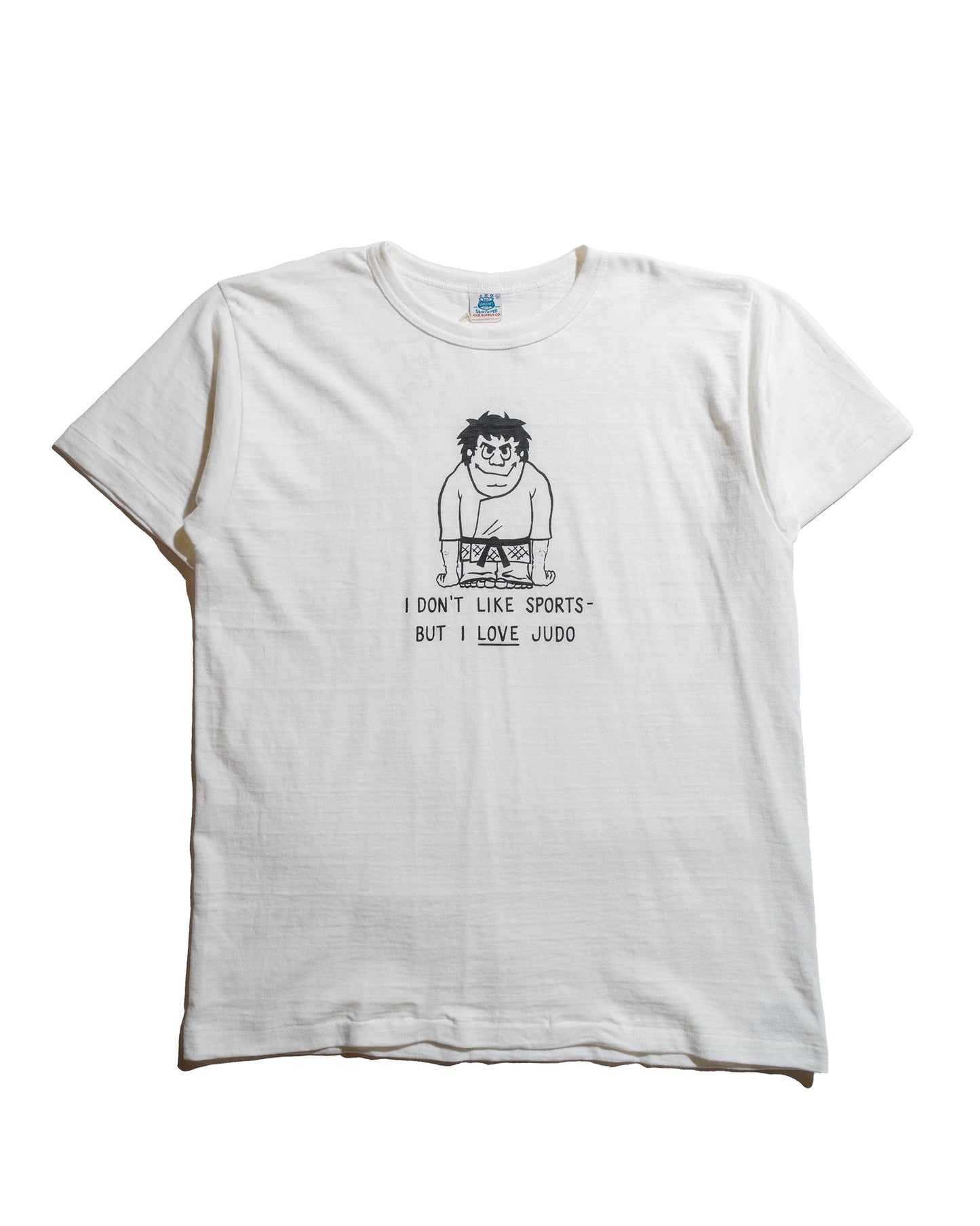 lost & found Warehouse Warehouse Lot. JG-CS06 I Love Judo T Off White