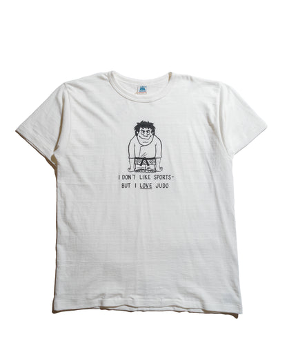 lost & found Warehouse Warehouse Lot. JG-CS06 I Love Judo T Off White