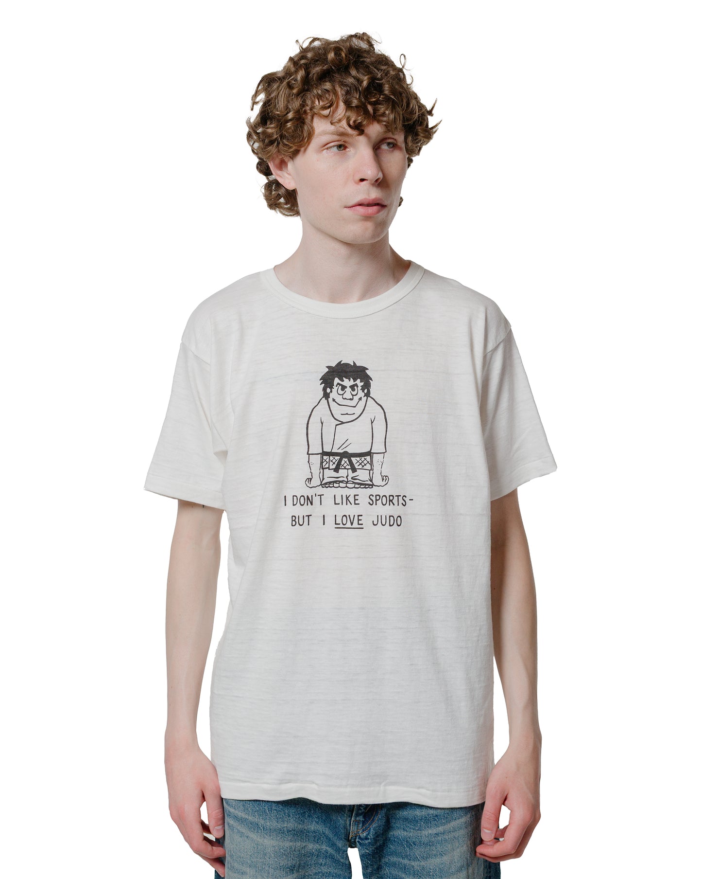 lost & found Warehouse Warehouse Lot. JG-CS06 I Love Judo T Off White