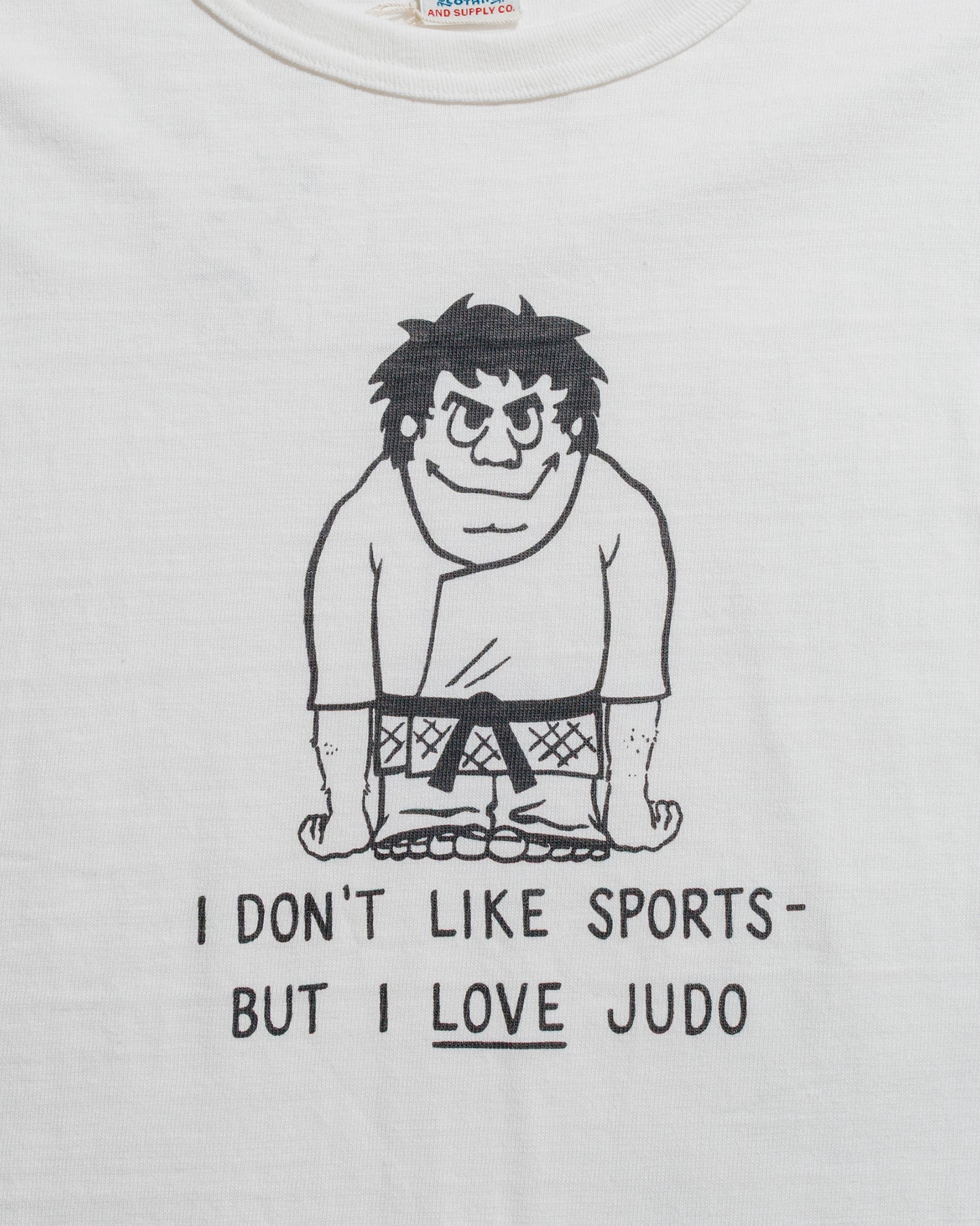 lost & found Warehouse Warehouse Lot. JG-CS06 I Love Judo T Off White