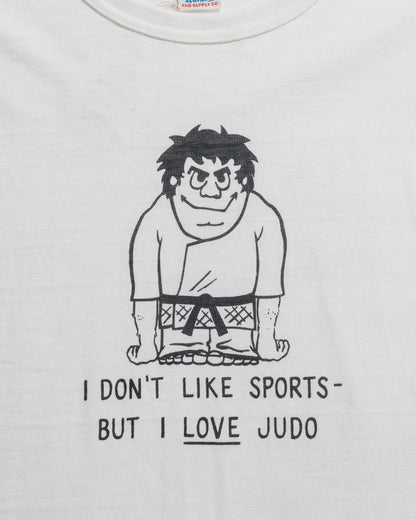 lost & found Warehouse Warehouse Lot. JG-CS06 I Love Judo T Off White