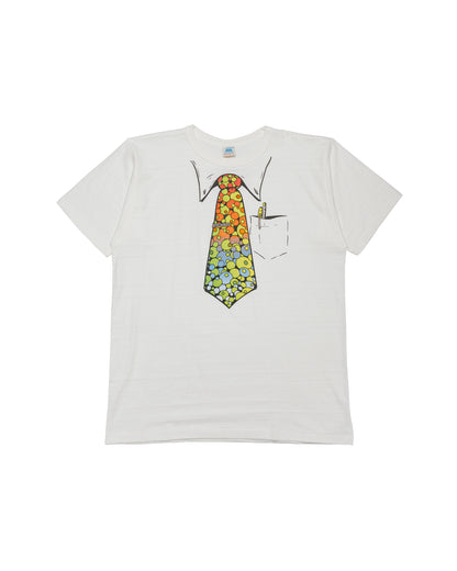 Warehouse Lot. JG-CS06 Pop-Art Necktie T Off White