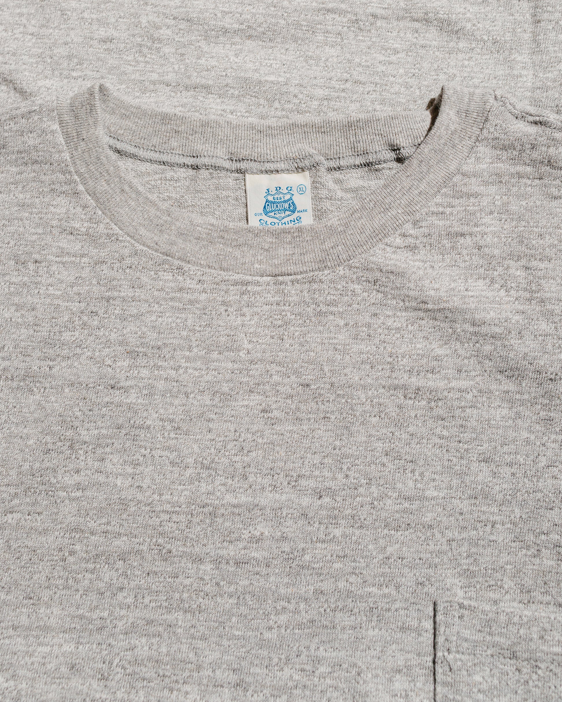 lost & found Warehouse Warehouse Lot. JG-CS07 Standard Pocket T Heather Grey