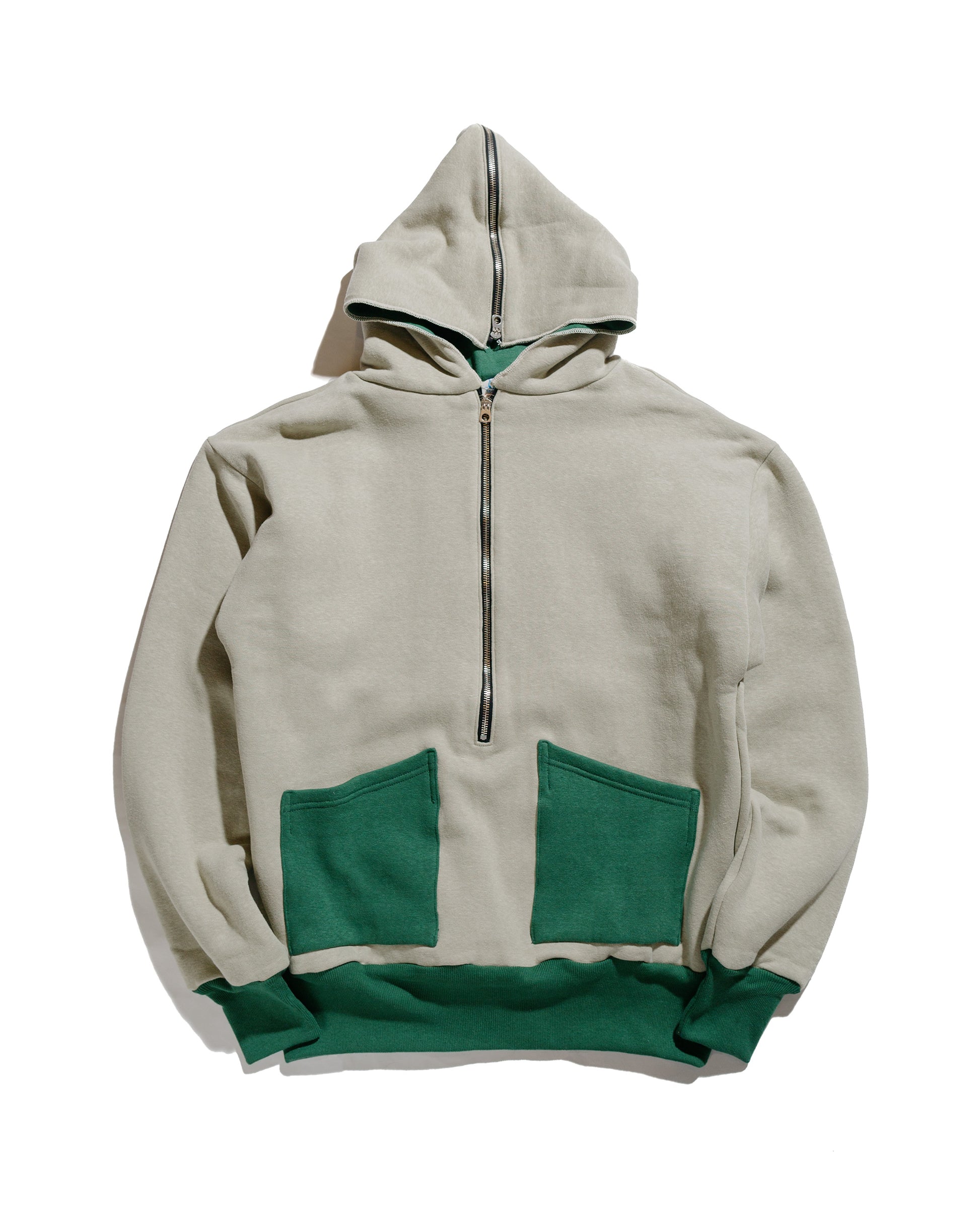 lost & found Warehouse Warehouse Lot. JG-CS11 The Olympic Champion Sweat Parka Beige/Green