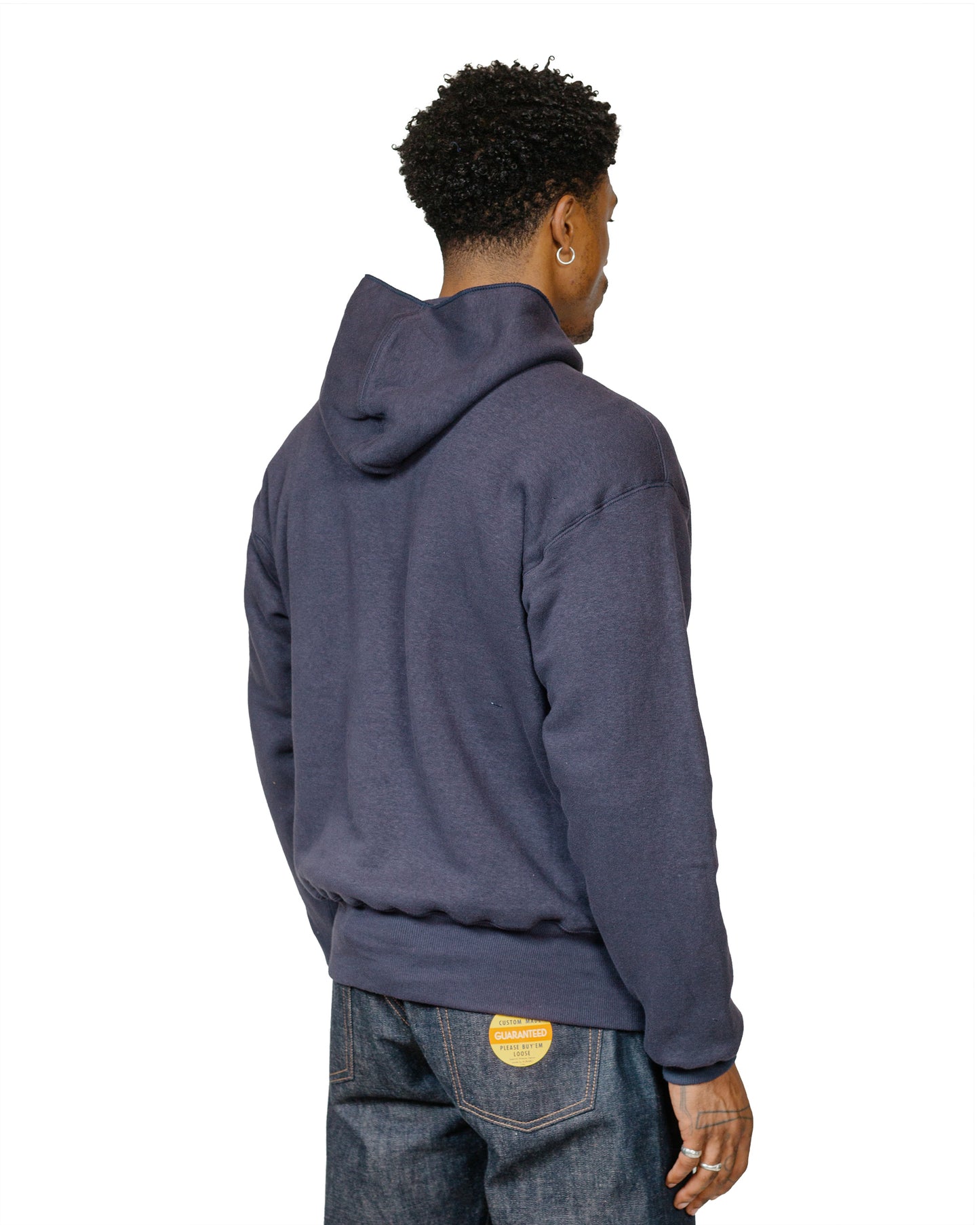 lost & found Warehouse Warehouse Lot. JG-CS12 The Knockout Hoodie Plain Navy