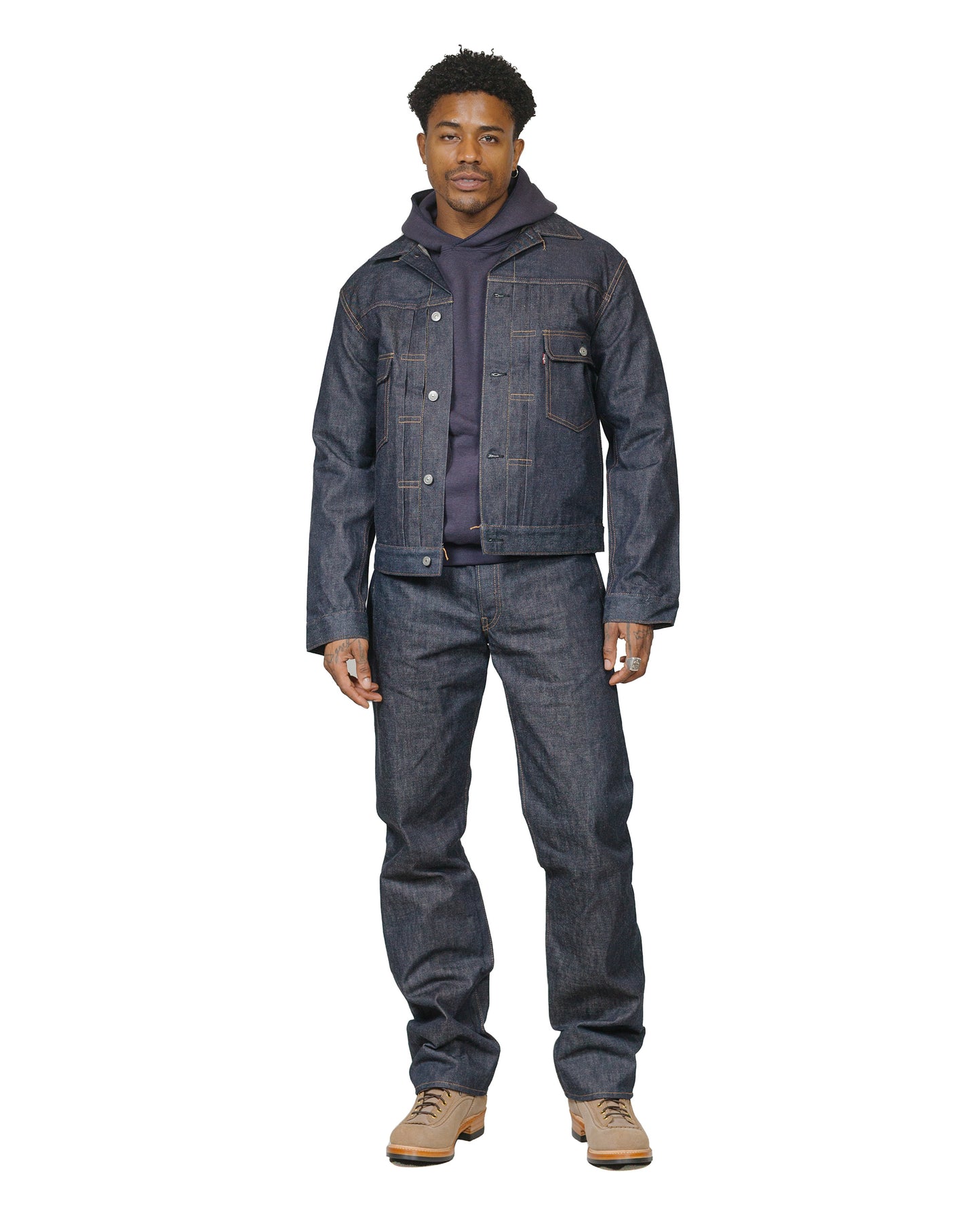 lost & found Warehouse Warehouse Lot. JG-CS12 The Knockout Hoodie Plain Navy