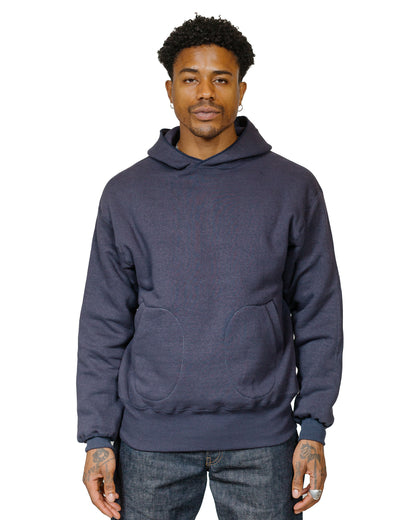 lost & found Warehouse Warehouse Lot. JG-CS12 The Knockout Hoodie Plain Navy