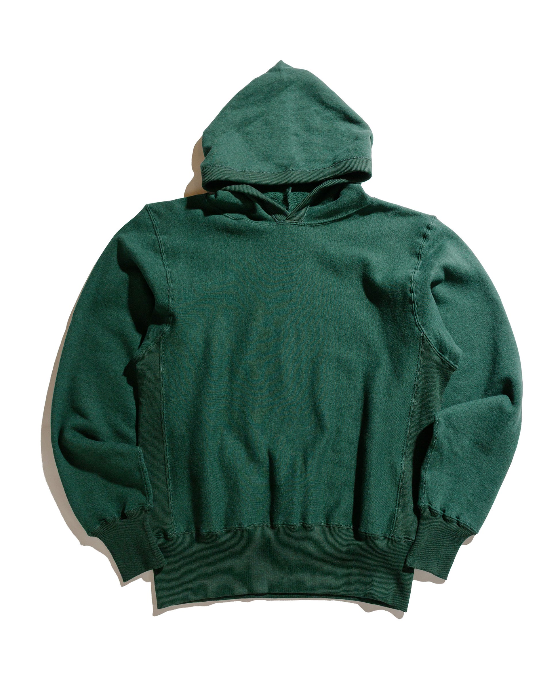 lost & found Warehouse Warehouse Lot. JG-CS17 Rib-Trimmed RW Hoodie No Print Dark Green