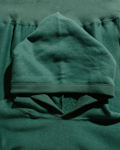 lost & found Warehouse Warehouse Lot. JG-CS17 Rib-Trimmed RW Hoodie No Print Dark Green