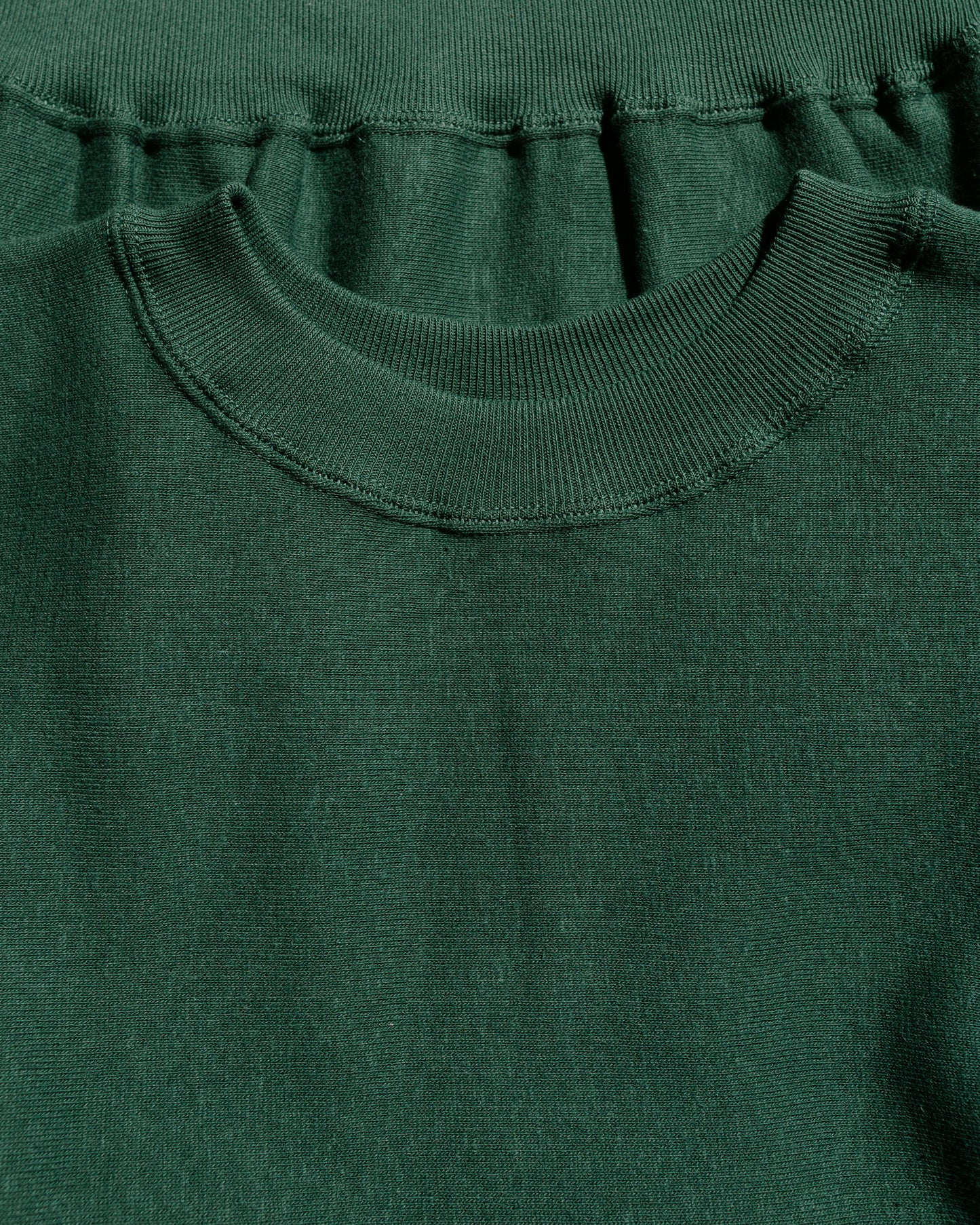 lost & found Warehouse Warehouse Lot. JG-CS18 RW Crewneck No Print Dark Green