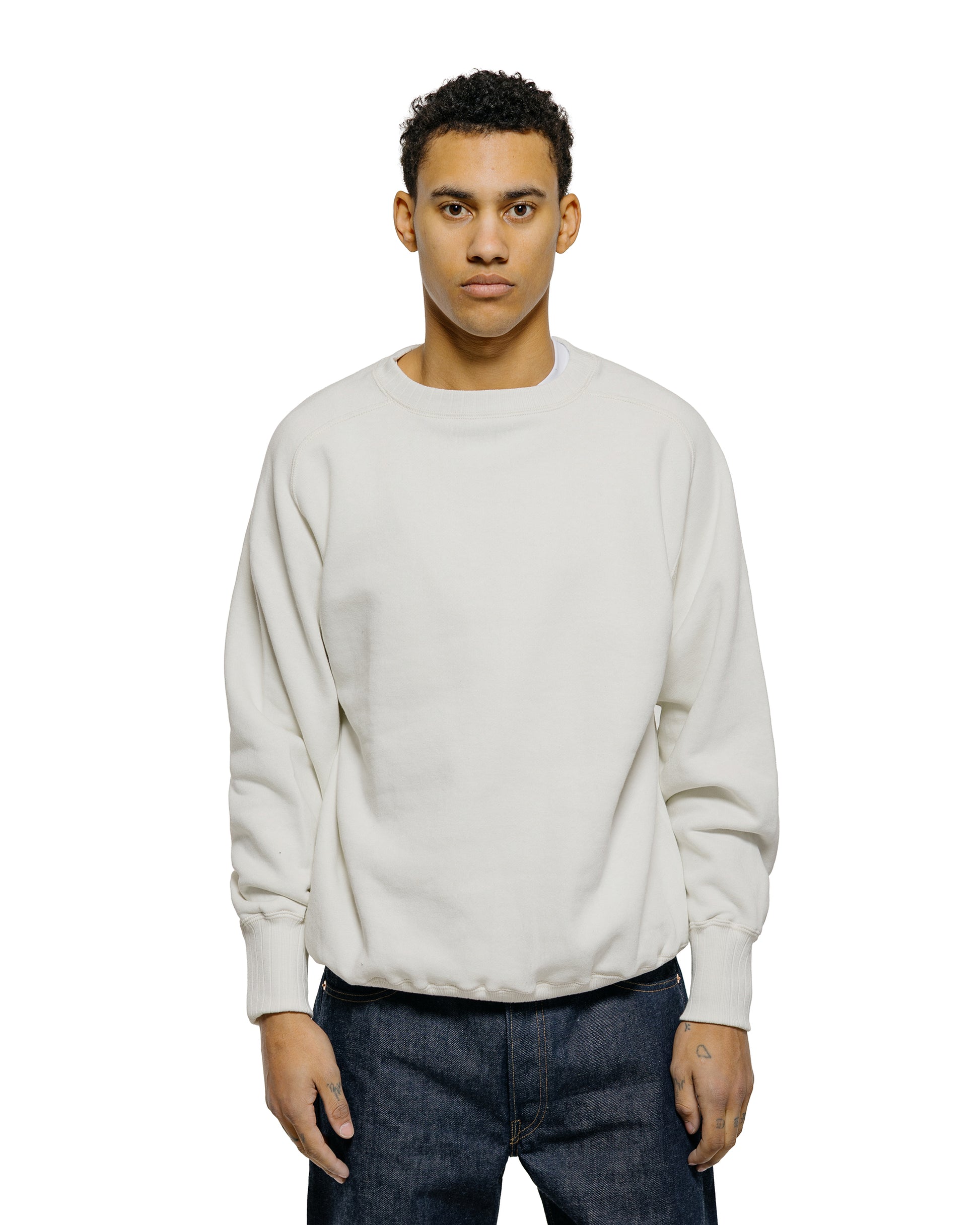 lost & found Warehouse Warehouse Lot. JG-CS24 The Albert Sweat Off White