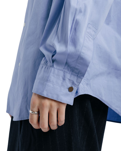 awasa Regular Collar Shirt Blue