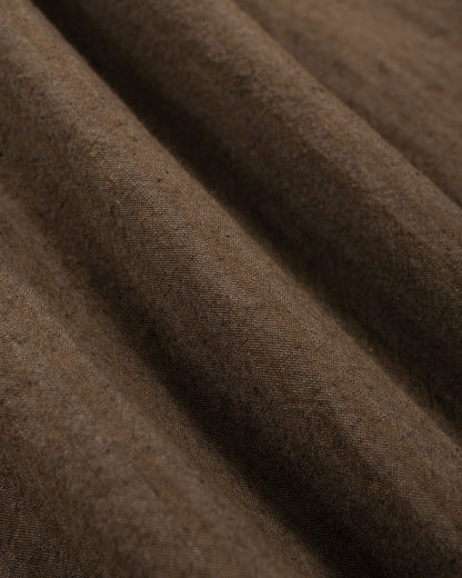 lost & found evan kinori evan kinori Big Shirt Two Hemp/Cotton Stripe Charcoal/Dark Olive