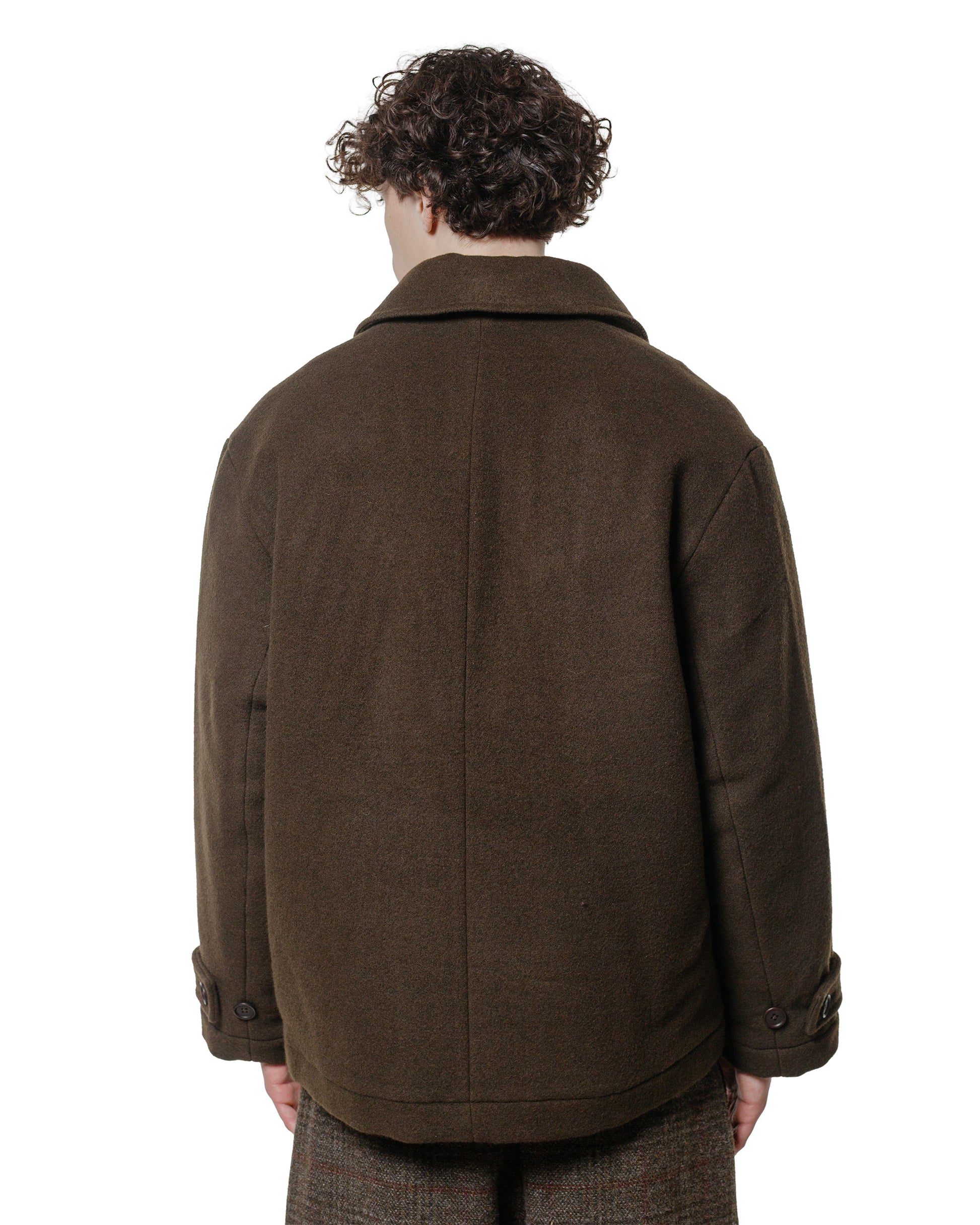 lost & found evan kinori evan kinori Peacoat Blanket Cloth Dark Olive