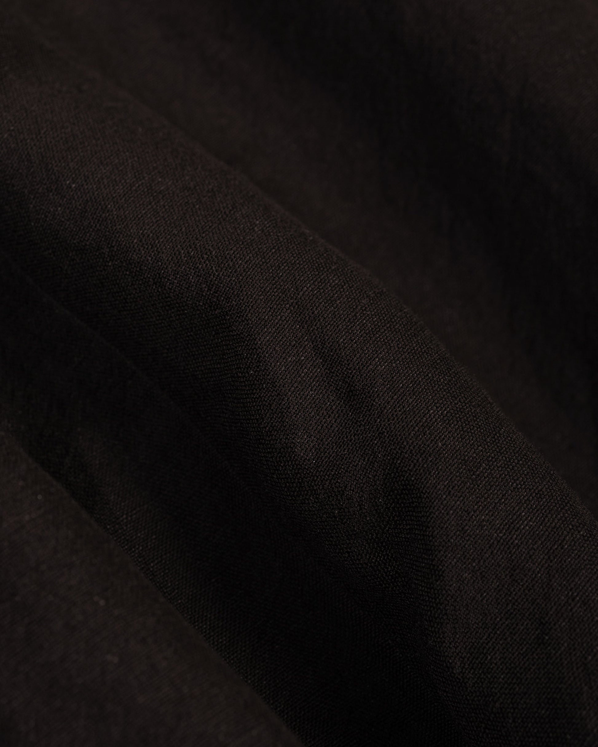 lost & found evan kinori evan kinori Two Pleat Pant Wool Linen Canvas Dark Brown
