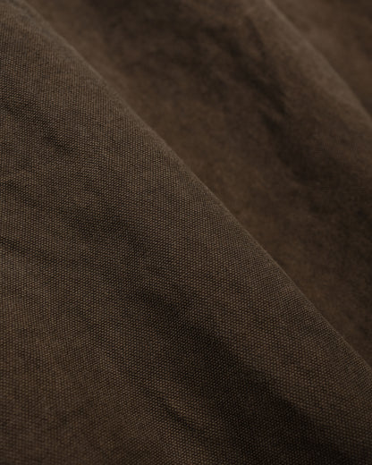 lost & found evan kinori evan kinori Zip Jacket Cotton/Washi Canvas Dark Olive Sumi Ink Dye