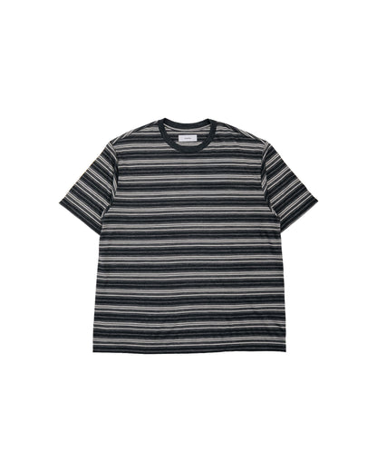 lost & found MARKAWARE marka Crew Neck Tee Super120s Washable Wool Jersey Gray Border