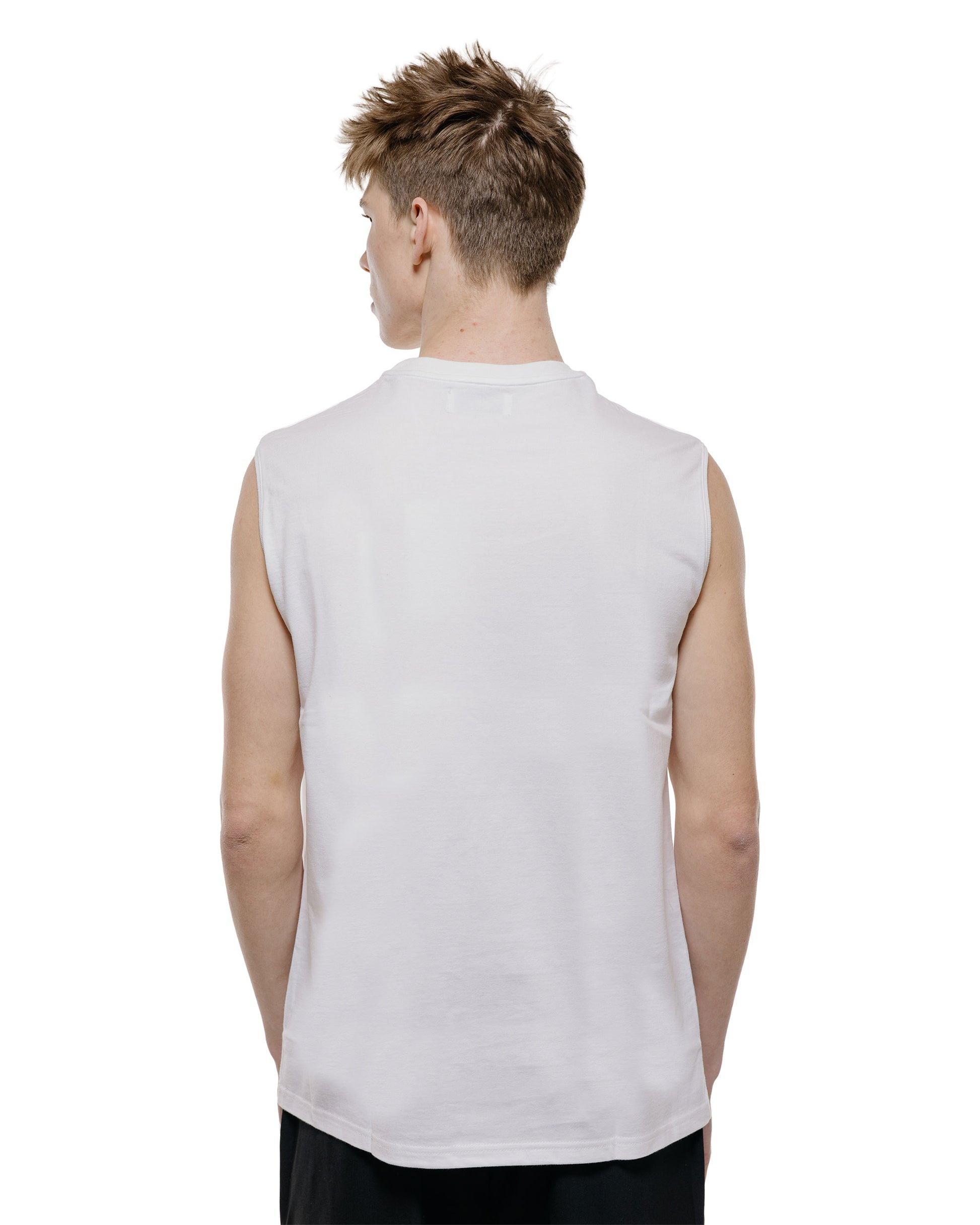 lost & found MARKAWARE marka Sleeveless Tee 40/2 Organic Cotton Knit White