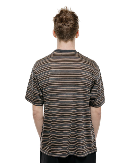 lost & found MARKAWARE marka Crew Neck Tee Super120s Washable Wool Jersey Beige Border