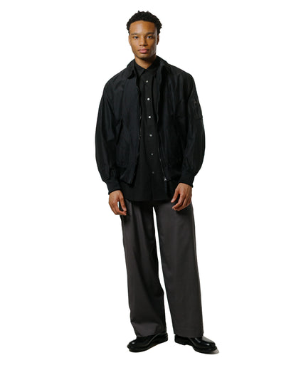 lost & found MARKAWARE marka Danish Army Trousers 2/72 Washer Wool Tropical M.Gray