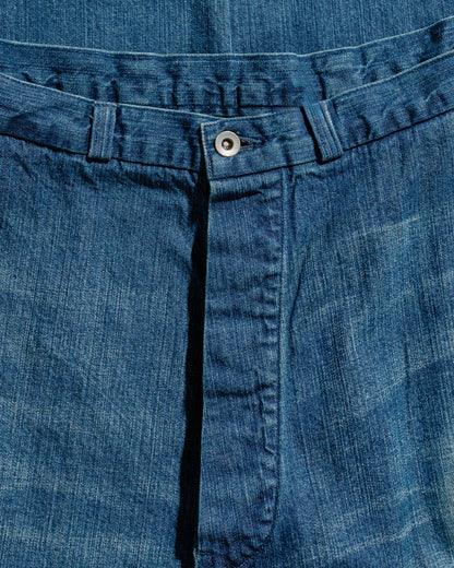 lost & found MARKAWARE marka Denim Work Pants Organic Cotton 8.5oz Denim Used Washed