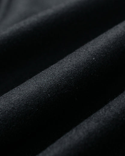 lost & found MARKAWARE marka Half Zip Stand Collar Super 140s Wool Knit Black
