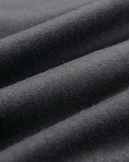 lost & found MARKAWARE marka Half Zip Stand Collar Super 140s Wool Knit Charcoal