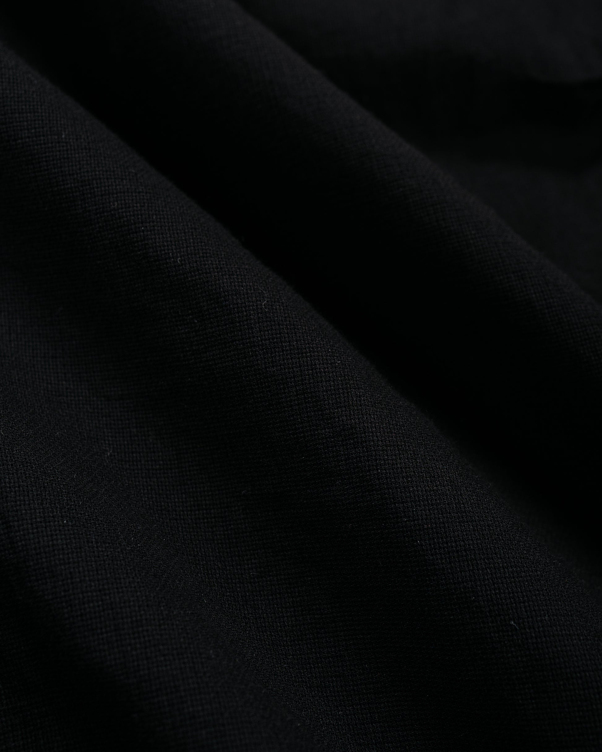 lost & found MARKAWARE marka Knee Tuck Pants High Twisted Dobby Cloth Black