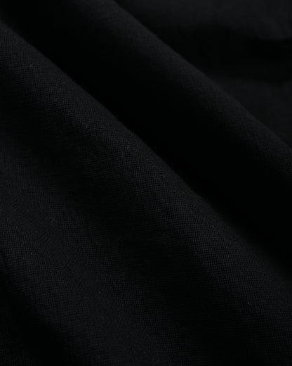lost & found MARKAWARE marka Knee Tuck Pants High Twisted Dobby Cloth Black