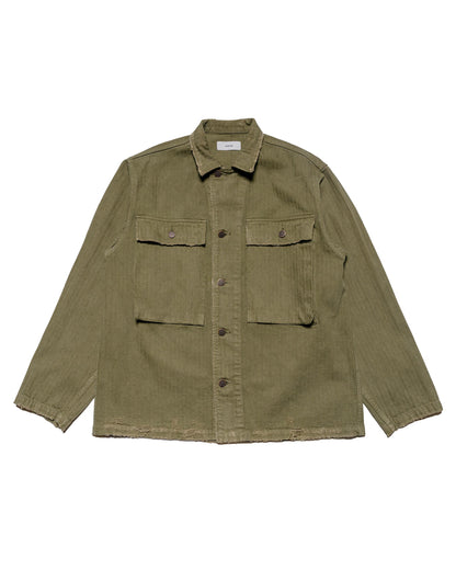 lost & found MARKAWARE marka M-43 Jacket Cotton Herringbone Olive