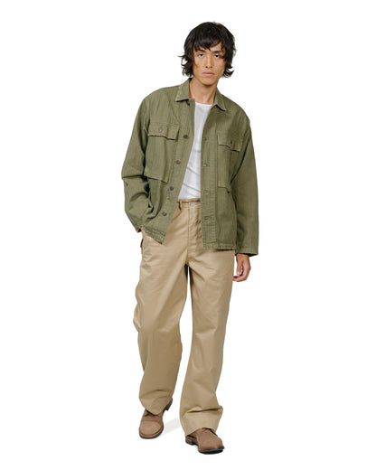 lost & found MARKAWARE marka M-43 Jacket Cotton Herringbone Olive