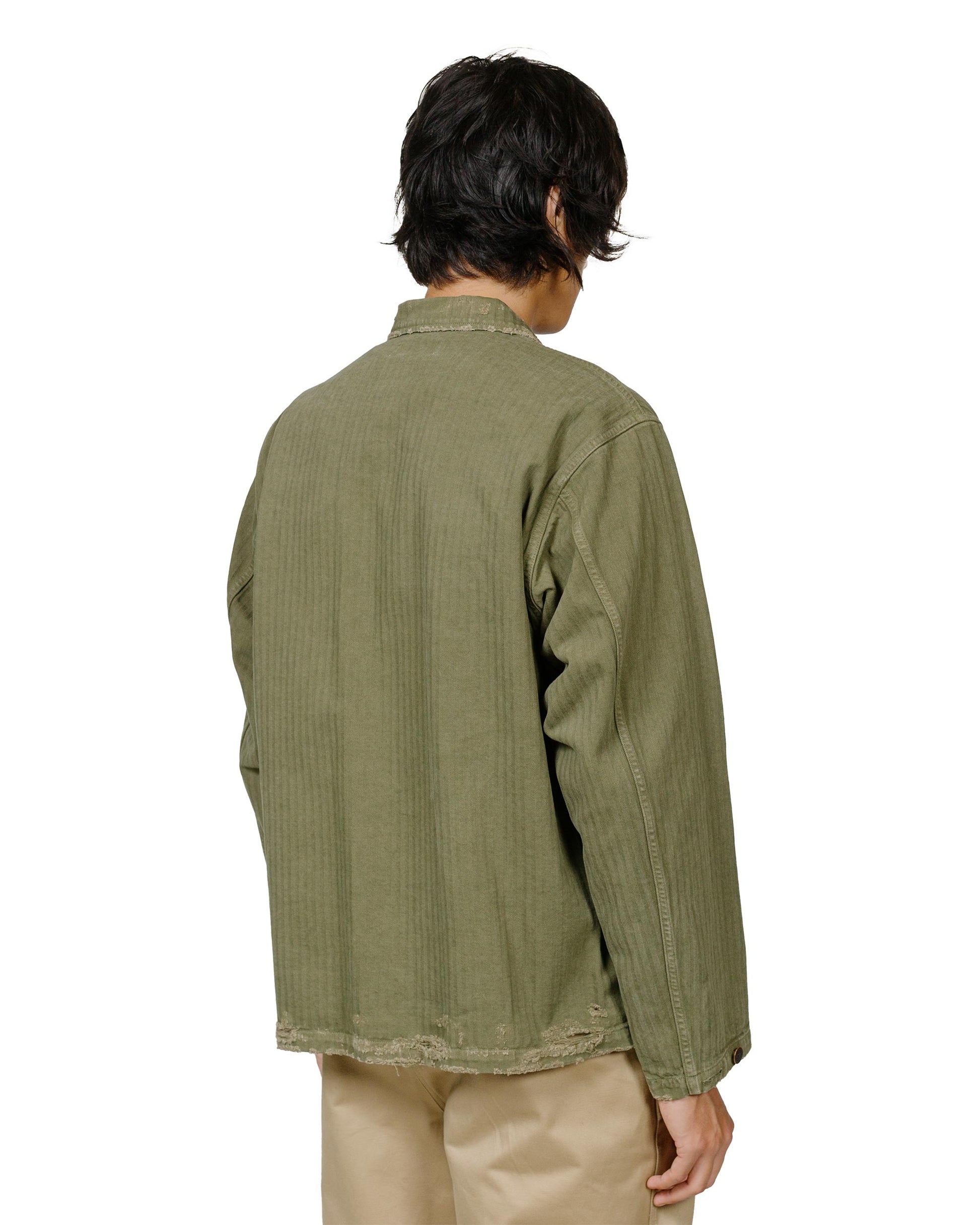 lost & found MARKAWARE marka M-43 Jacket Cotton Herringbone Olive