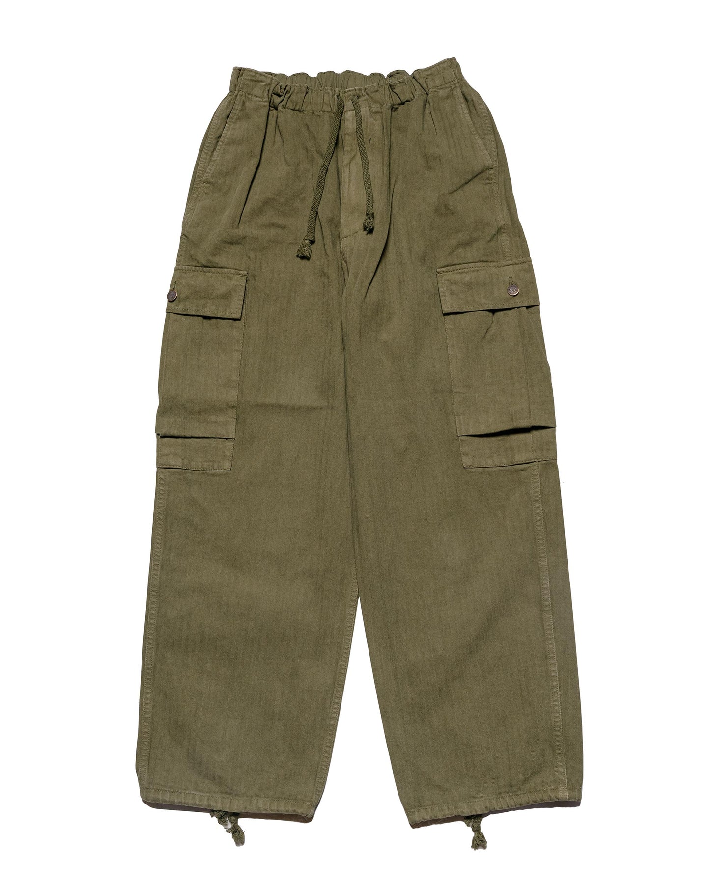 lost & found MARKAWARE marka M-43 Pants Cotton Herringbone Olive