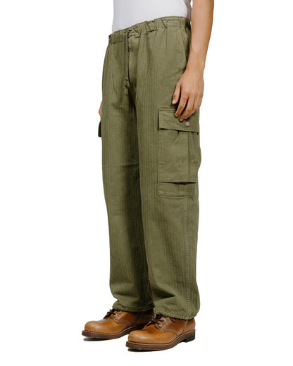lost & found MARKAWARE marka M-43 Pants Cotton Herringbone Olive